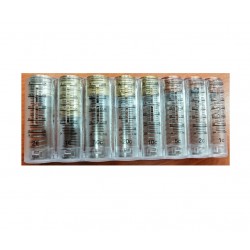 Κερματοθήκη 8 θέσεων διάφανη με ελατήριο Radiotec