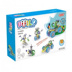 SET κατασκευών 10 σε 1 με μηχανισμό κίνησης