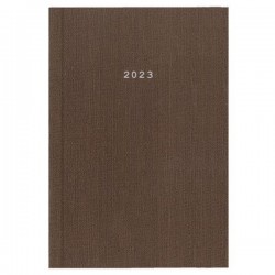 Ημερήσιο Ημερολόγιο 2023 Δεμένο FABRIC NEXT 12*17 ΚΑΦΕ