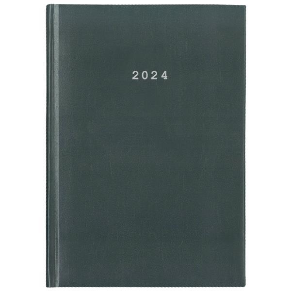 Ημερήσιο Ημερολόγιο 2024 Δεμένο 12x17 BASIC NEXT Γκρι