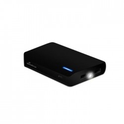 MediaRange Mobile Power Bank 8.800mAh with Dual USB Output and built-in torch