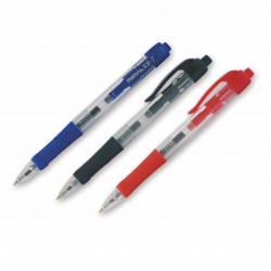 Στυλό ball point 0.7mm με grip & κουμπί ΚΟΚΚΙΝΟ
