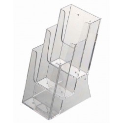 Σταντ Εντύπων Ακρυλικό 3 θέσεων 1/3 Α4