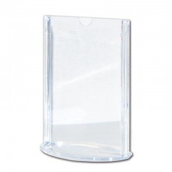 Σταντ Εντύπων Ακρυλικό οβάλ κάθετο Α4