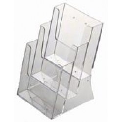 Σταντ Εντύπων Ακρυλικό 3 θέσεων Α4