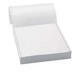 Μηχανογραφικό Χαρτί 11*9.5 Λευκό Με Οπές  / 1000 Φ